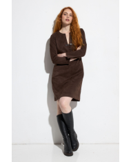 Vestido v-30808 k-kou mujer