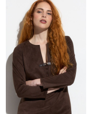 Vestido v-30808 k-kou mujer