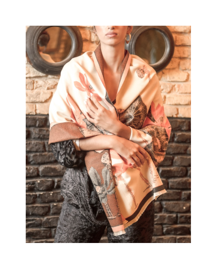 Pasmina romÁntica s0036 kahyra mujer