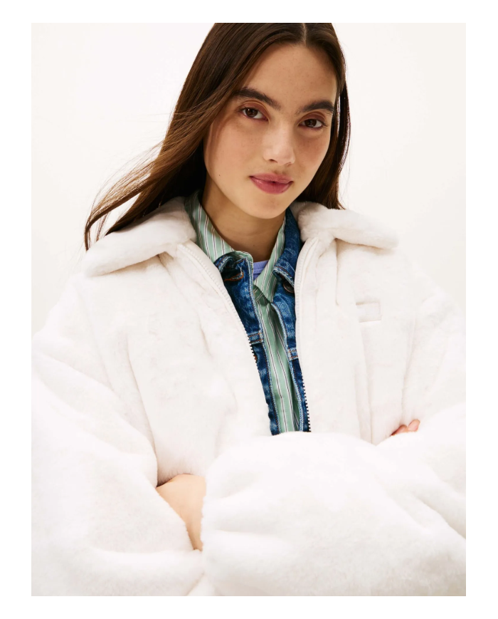 Parka pelo dw0dw21669 tommy jeans mujer