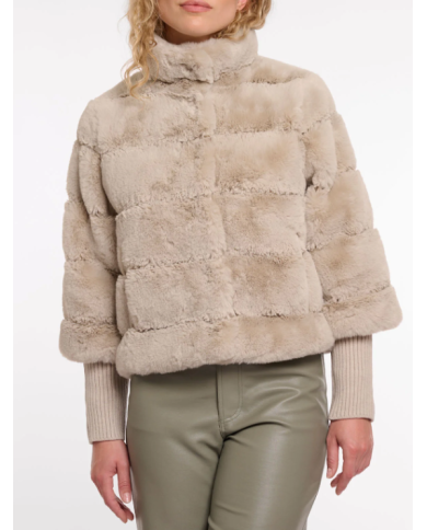 Abrigo feline rinopelle mujer