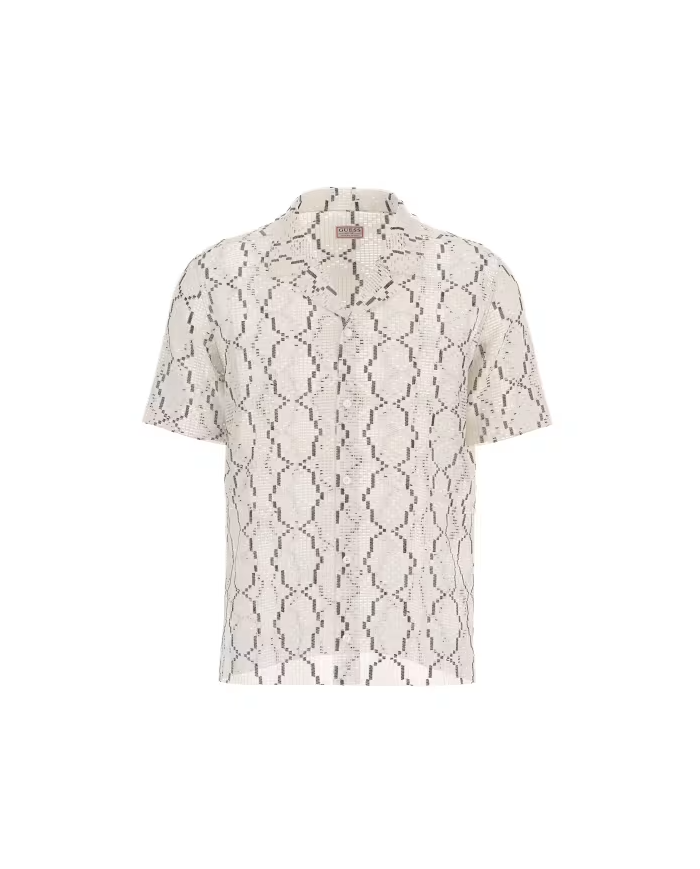 Camisa punto m/c m6gh54 w1814 guess hombre