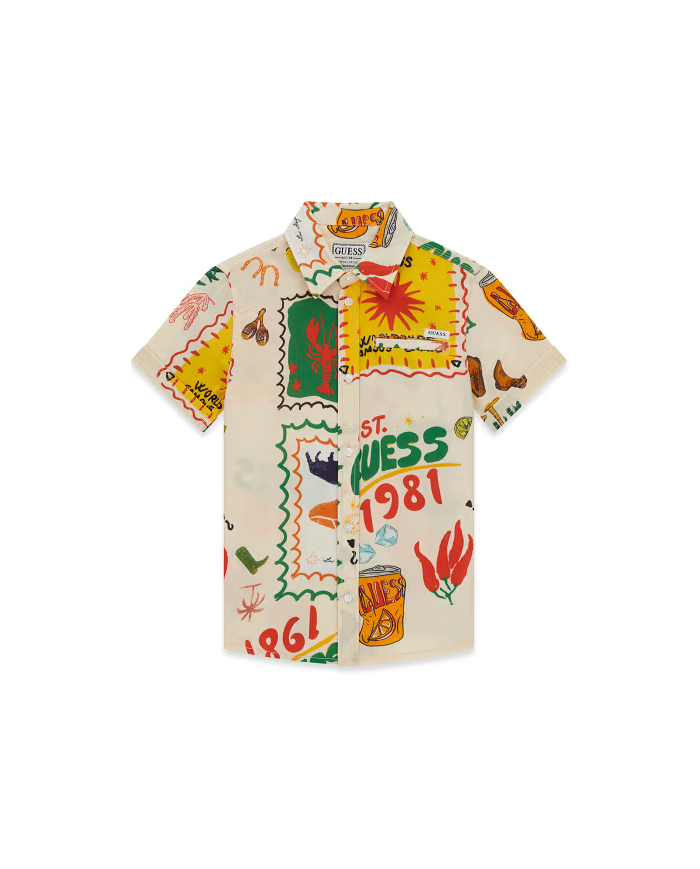 Camisa l6gh02 wg5v0 guess niÑo