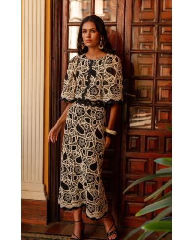 Top guipur a.t629.1 mass by matilde cano mujer