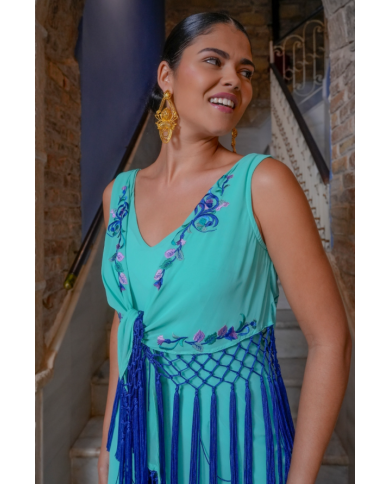 Vestido soledad v2627 kahyra mujer