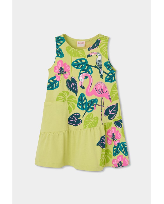 Vestido punto 413121 boboli niÑa