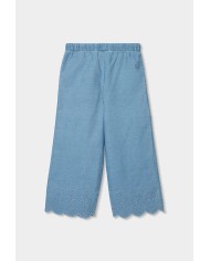 Plon. denim bordado 323086 boboli niÑa