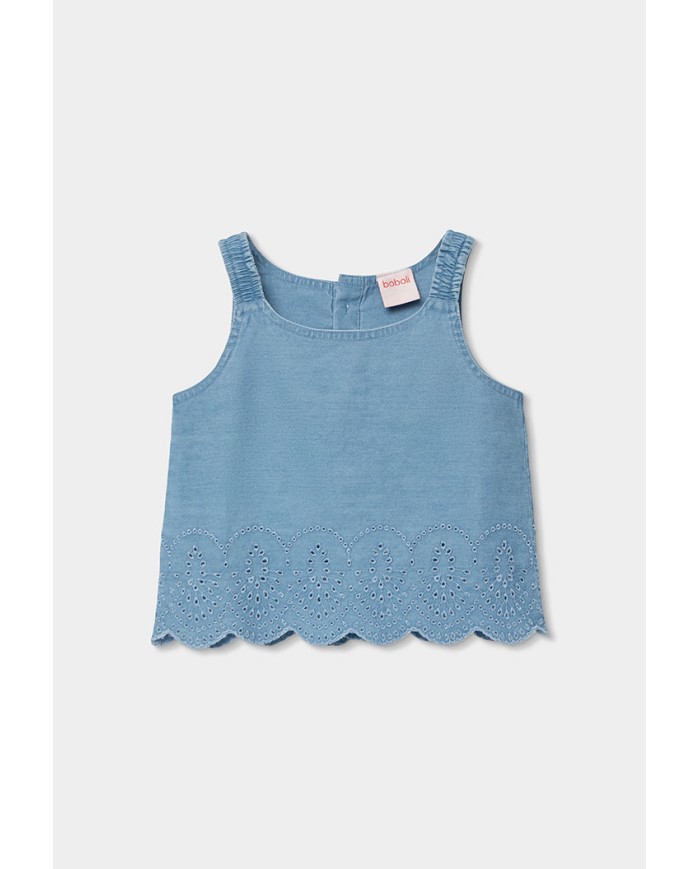Top denim 323075 boboli niÑa