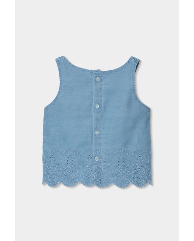 Top denim 323075 boboli niÑa