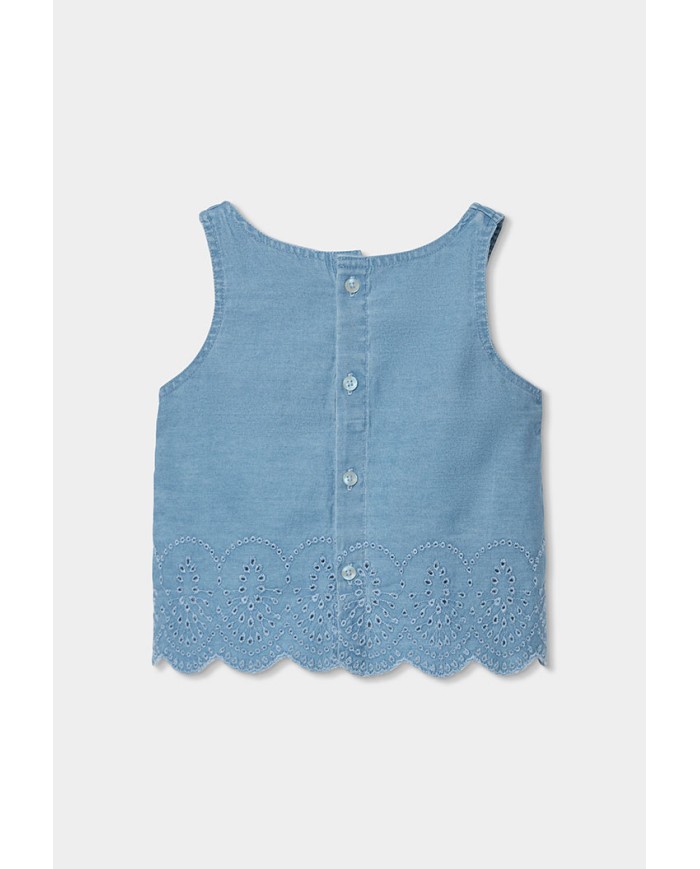 Top denim 323075 boboli niÑa