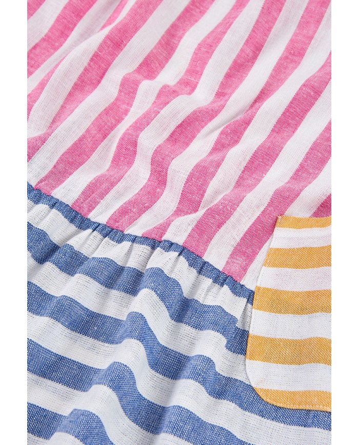 Vestido lino 343033 boboli niÑa