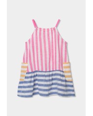 Vestido lino 343033 boboli niÑa