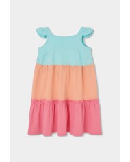 Vestido rayas popelin 333098 boboli niÑa