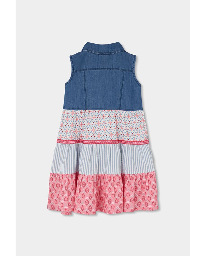 Vestido denim 303130 boboli niÑa