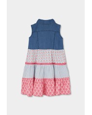 Vestido denim 303130 boboli niÑa