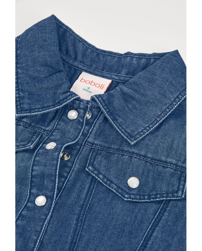 Vestido denim 303130 boboli niÑa