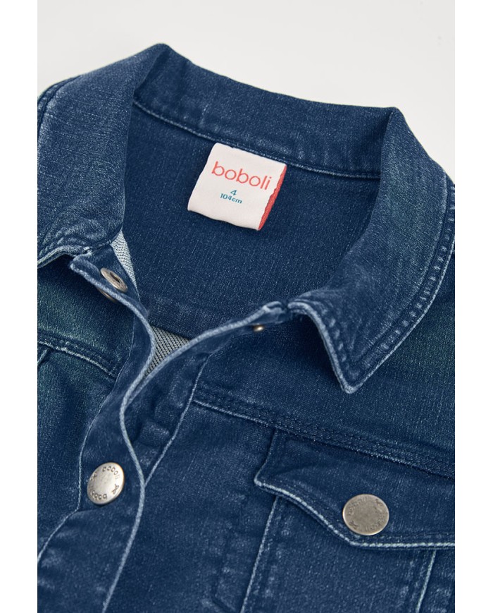 Cazadora denim 303185 boboli niÑa