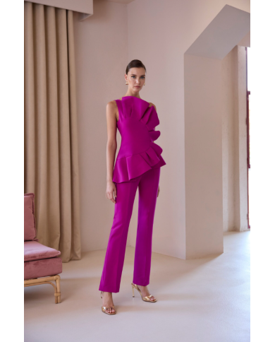 Conj. top/plon. carla ruiz mujer