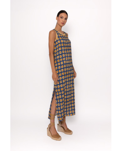 Vestido largo 49519 arggido mujer