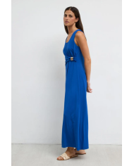 Vestido remei tinta mujer