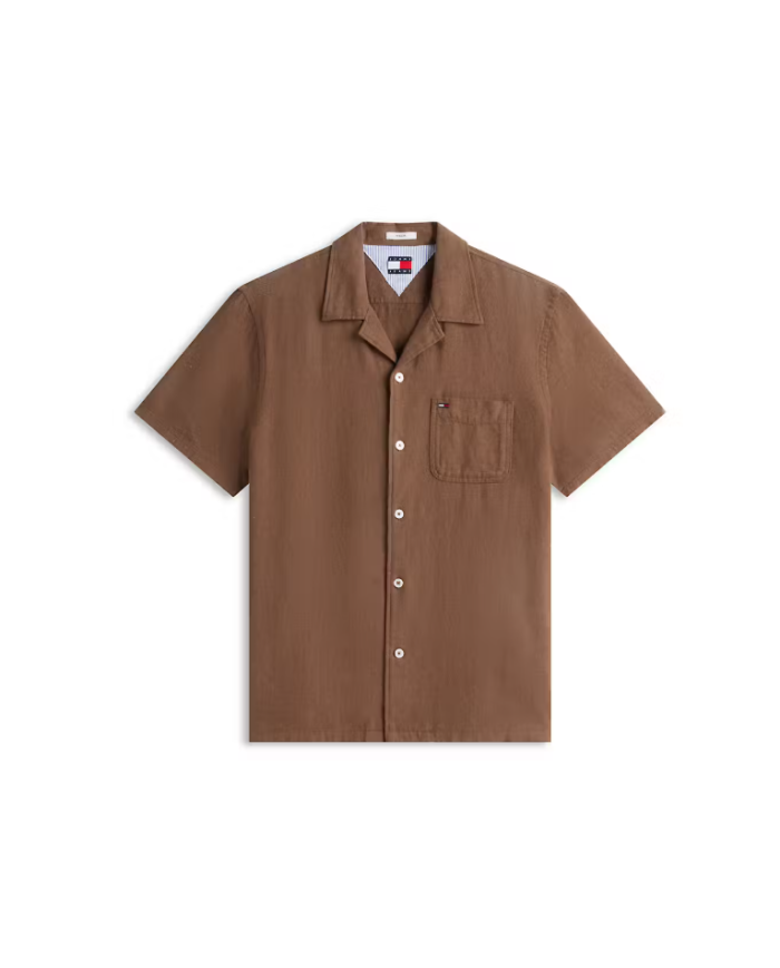 Camisa m/c dm0dm23058 tommy jeans hombre