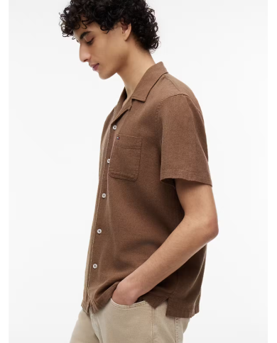 Camisa m/c dm0dm23058 tommy jeans hombre