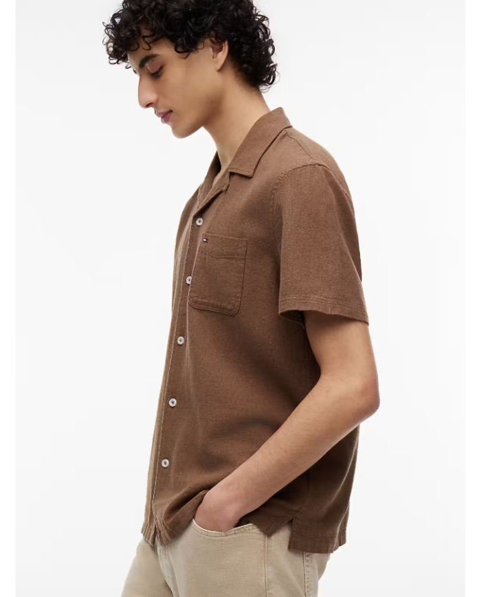 Camisa m/c dm0dm23058 tommy jeans hombre