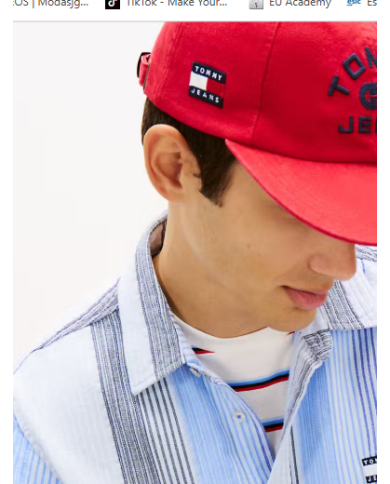 Camisa dm0dm22789 tommy jeans hombre