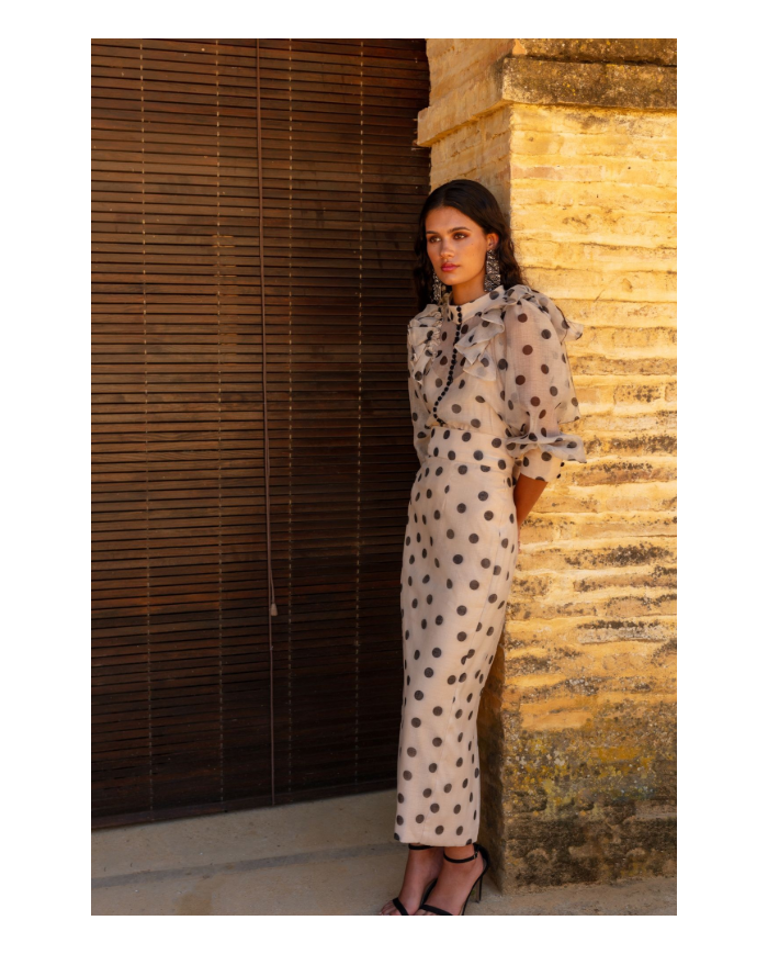 Falda lunares 1.4657.1 matilde cano mujer