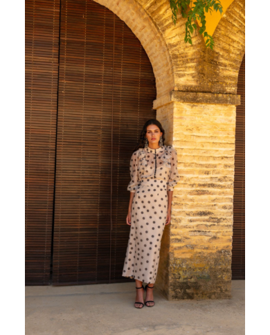 Falda lunares 1.4657.1 matilde cano mujer