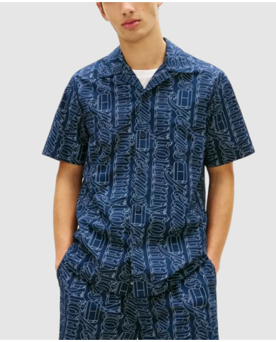 Camisa m/c dm0dm22792 tommy jeans hombre