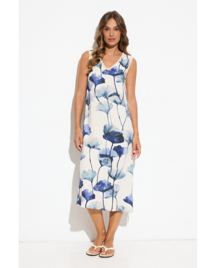 Vestido charlotte v-30919-25 k-kou mujer