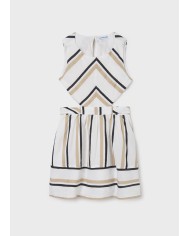 Vestido rayas 8c 6921 mayoral niña