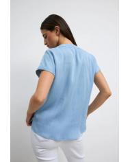 Camisa denim doty-26 tinta mujer