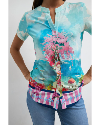Camisa saya tinta mujer