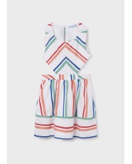 Vestido rayas 8c 6921 mayoral niña