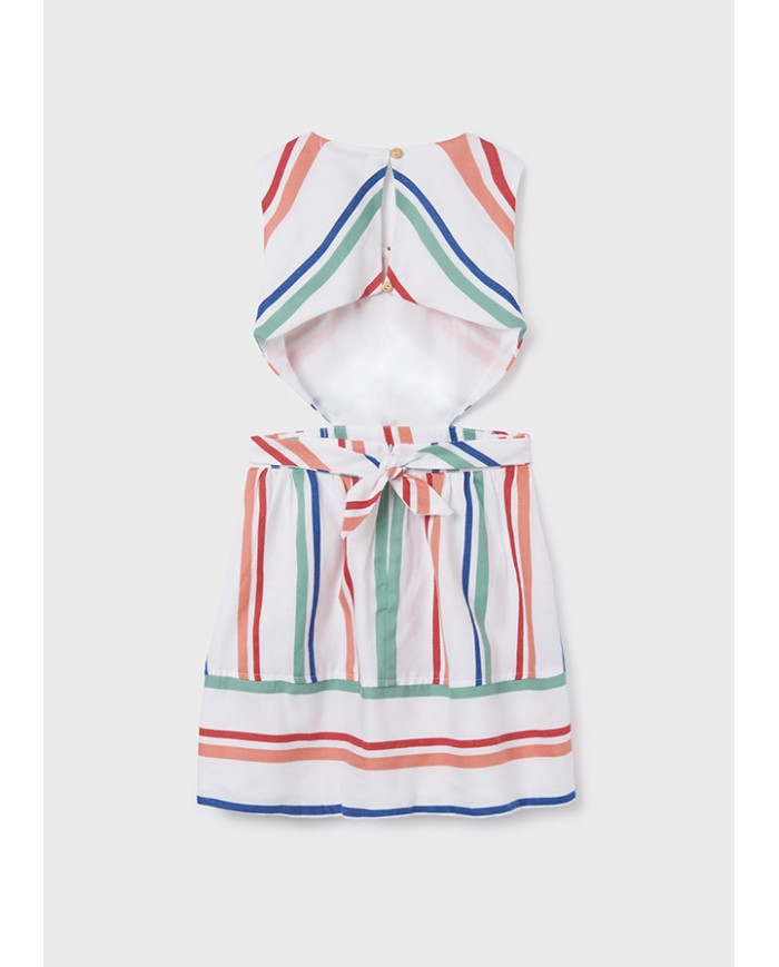 Vestido rayas 8c 6921 mayoral niña