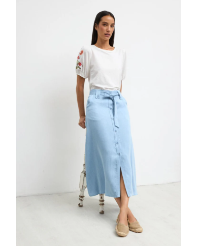 Falda danica tinta mujer