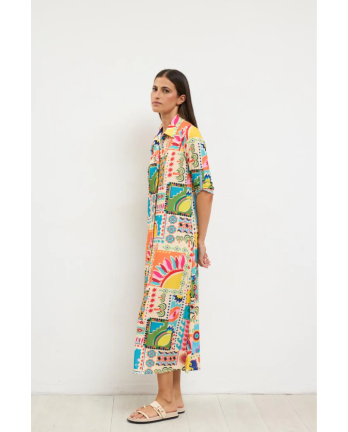 Vestido begona tinta mujer