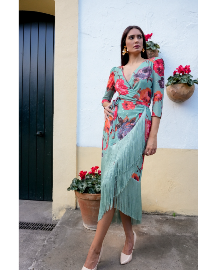 Vestido v2642b macarena kahyra mujer