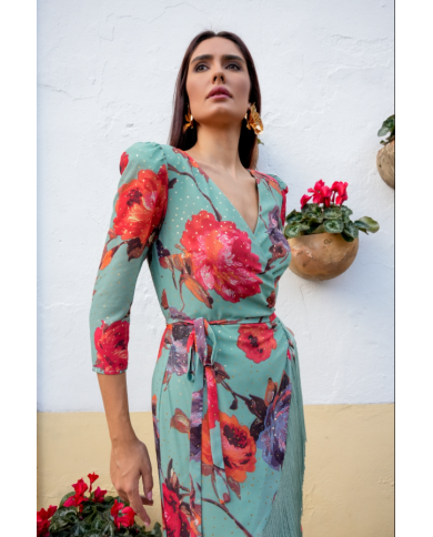 Vestido v2642b macarena kahyra mujer