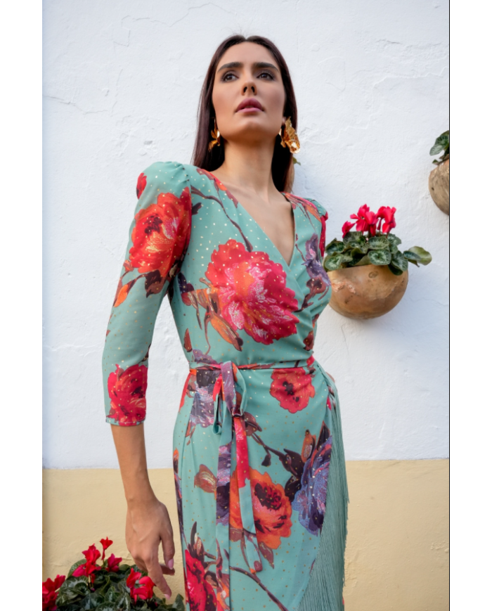Vestido v2642b macarena kahyra mujer