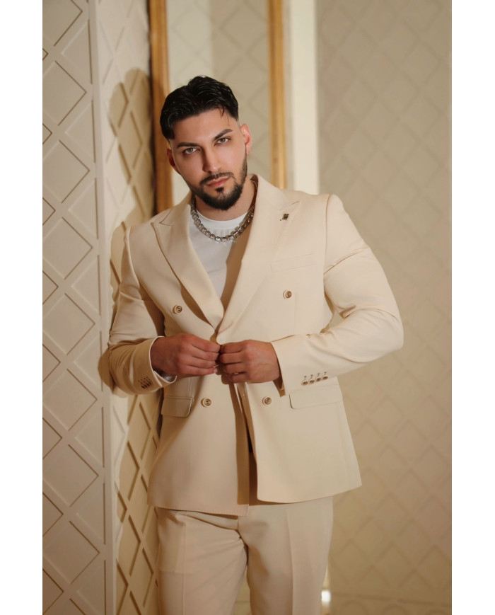 Traje cruzado zado 304 j.gonzalez-arte hombre