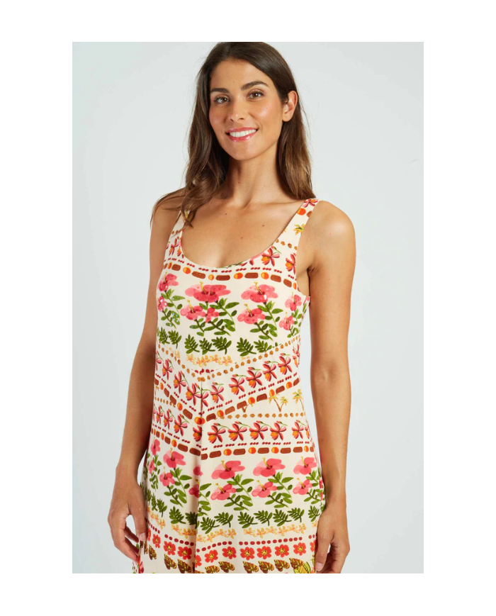 Vestido p610168 miel derhy mujer