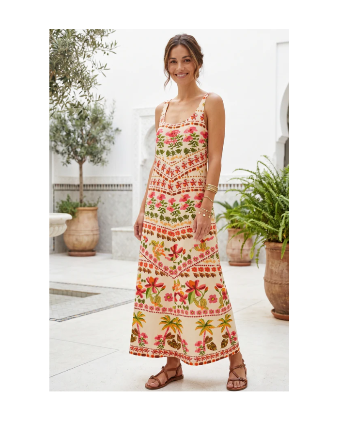Vestido p610168 miel derhy mujer