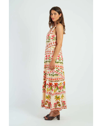 Vestido p610168 miel derhy mujer