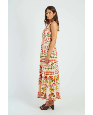 Vestido p610168 miel derhy mujer