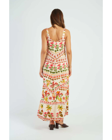 Vestido p610168 miel derhy mujer