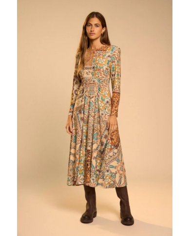Vestido 4017700 lila tinta mujer