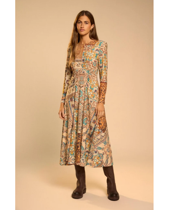 Vestido 4017700 lila tinta mujer